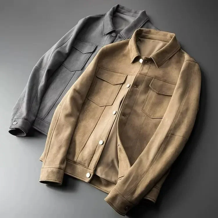 Harrington Suede Jacket - Image 10
