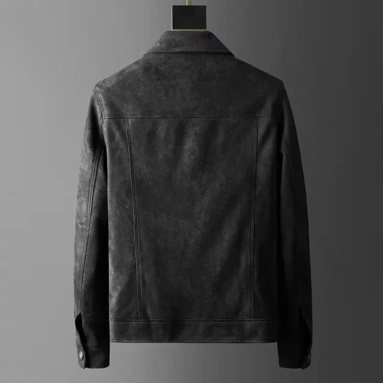 Harrington Suede Jacket - Image 12