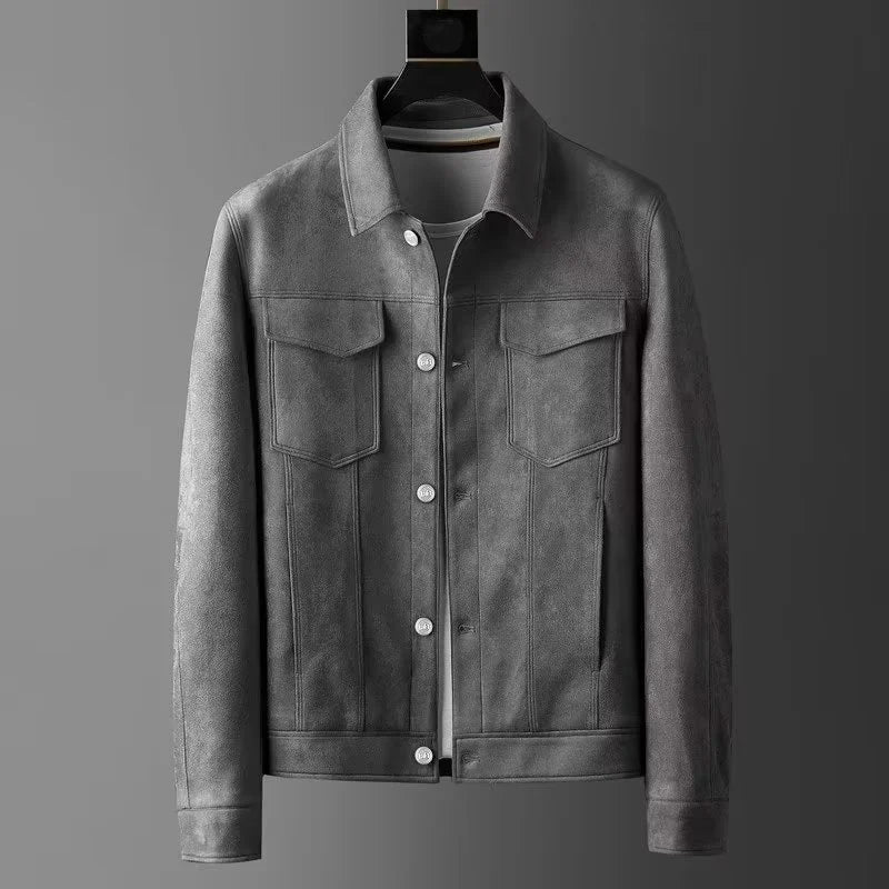 Harrington Suede Jacket - Image 13