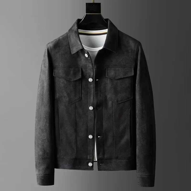 Harrington Suede Jacket - Image 14