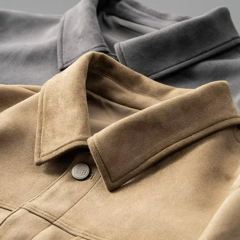 Harrington Suede Jacket - Image 9