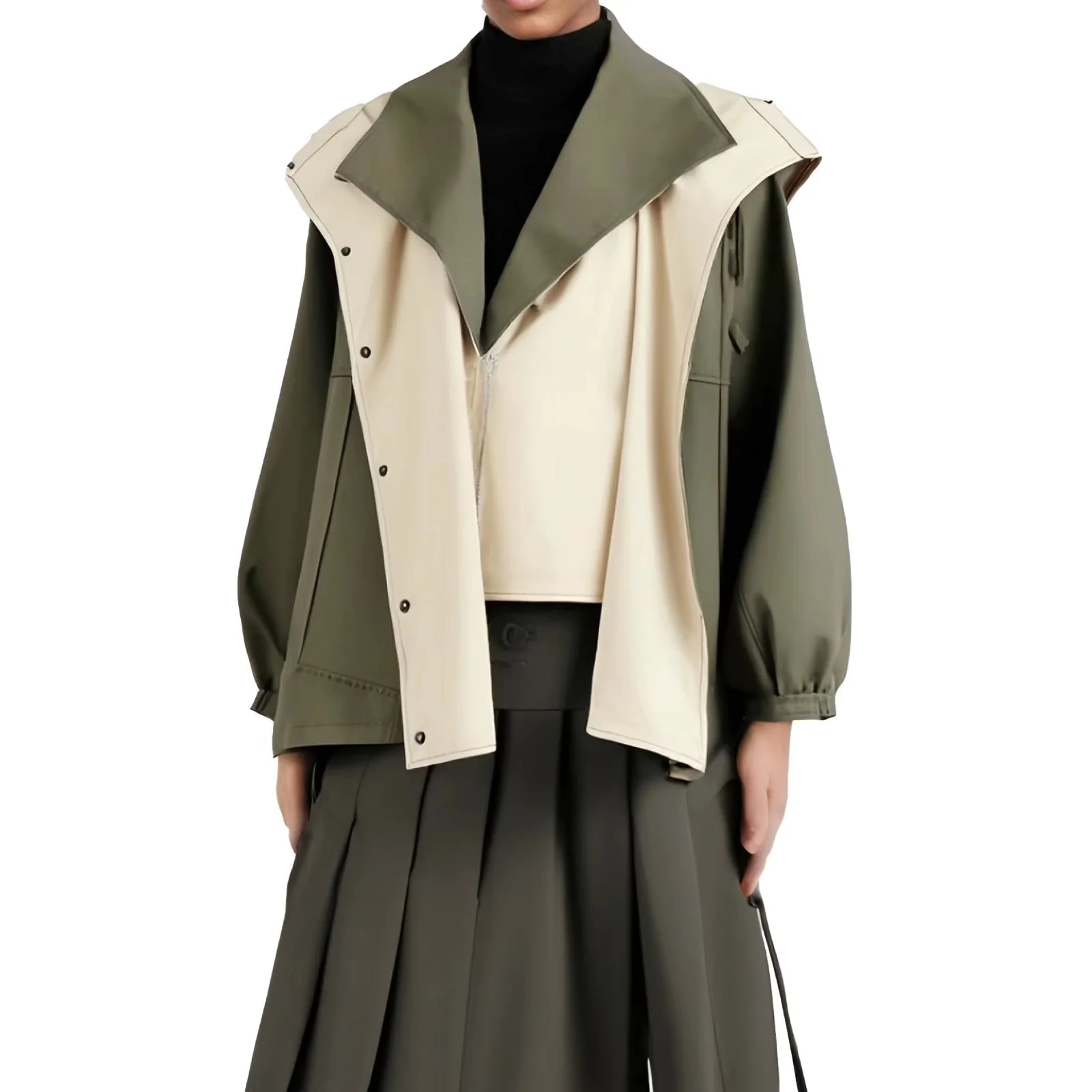 Heiress Wrap Windbreaker - Image 3