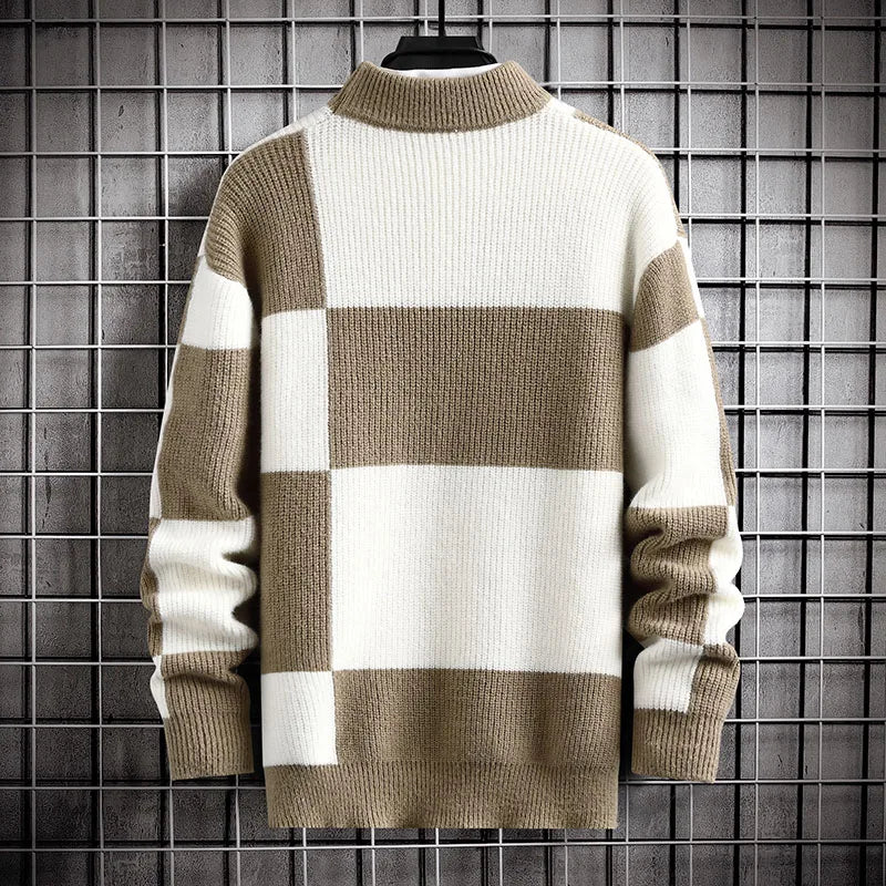 Regent Check Knit Sweater - Image 2