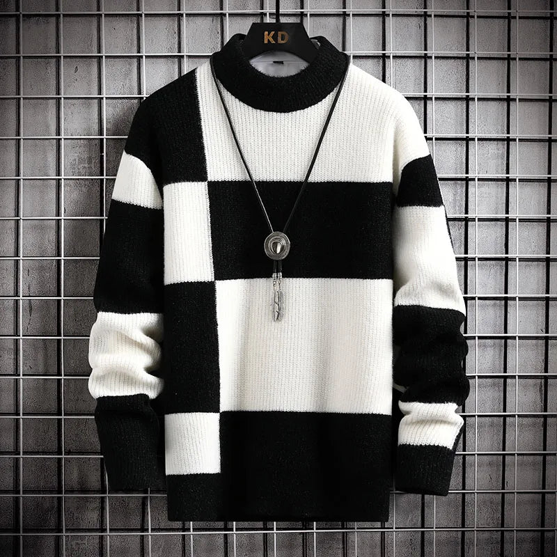Regent Check Knit Sweater - Image 3