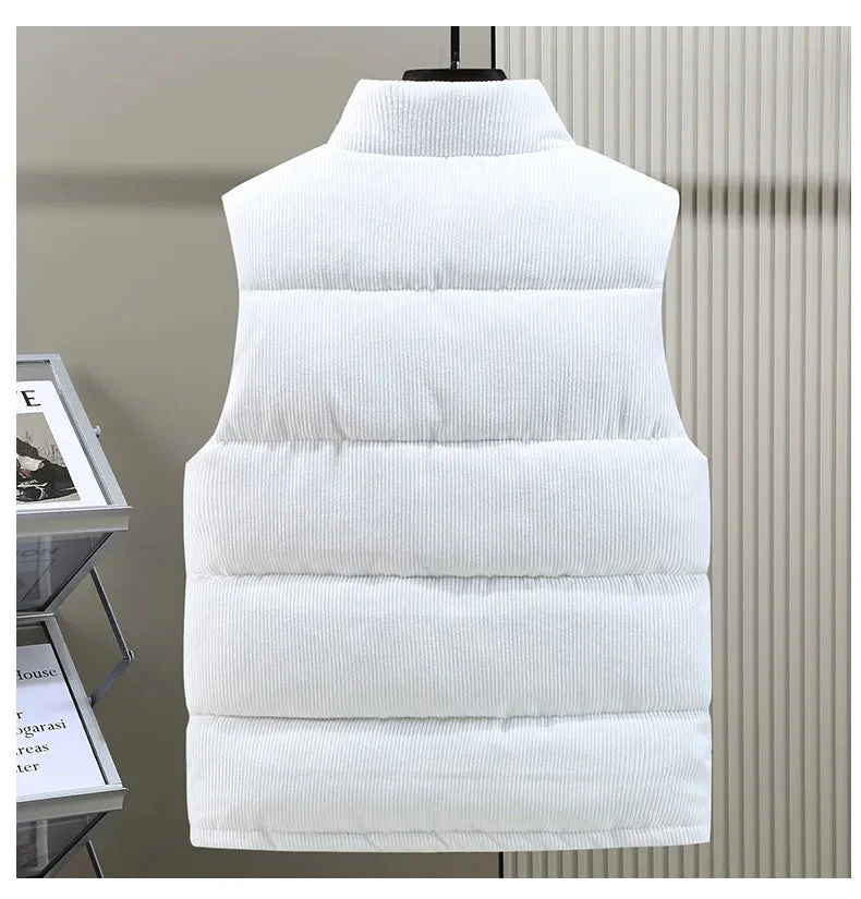Alpine Ribbed Puffer Vest - Image 5