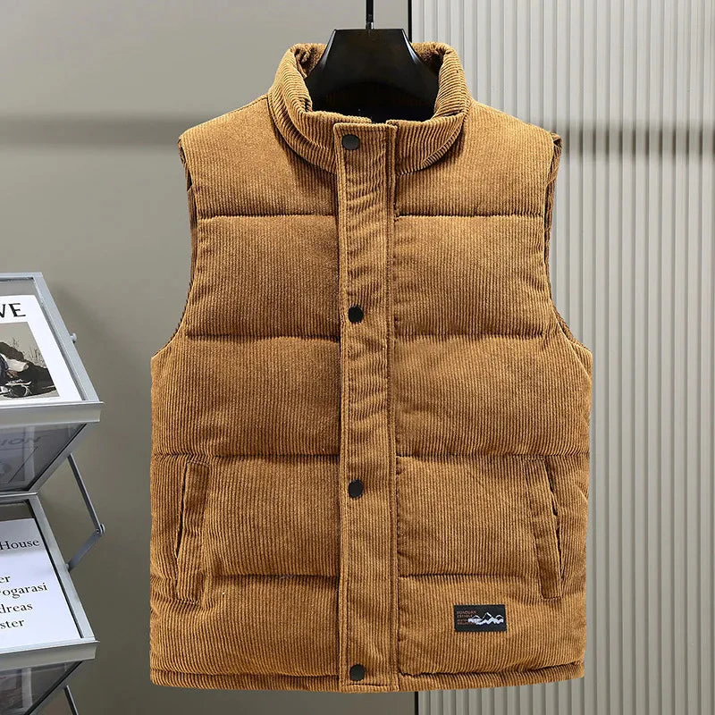 Alpine Ribbed Puffer Vest - Image 9