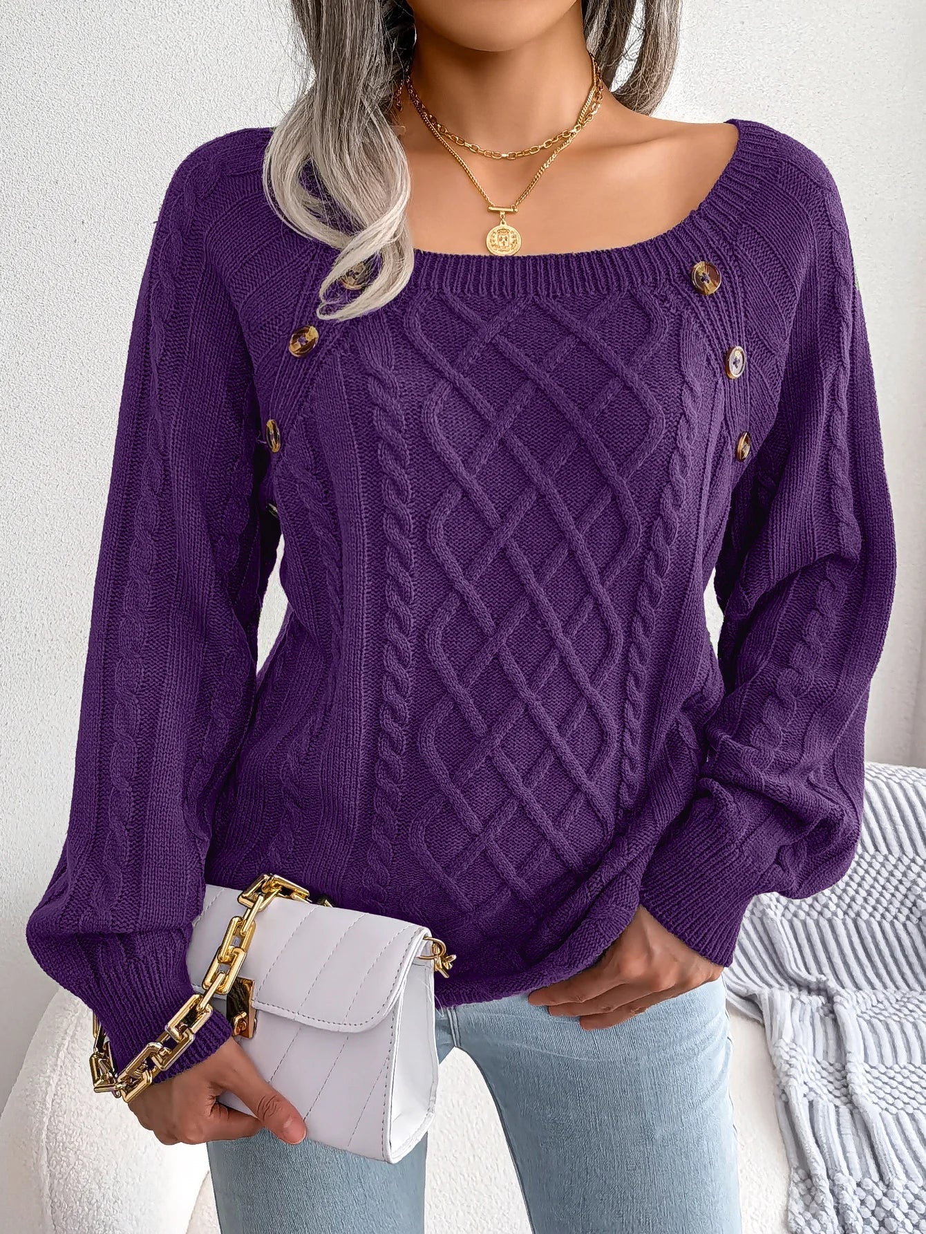 Bellamy Diamond Knit Pullover - Image 2