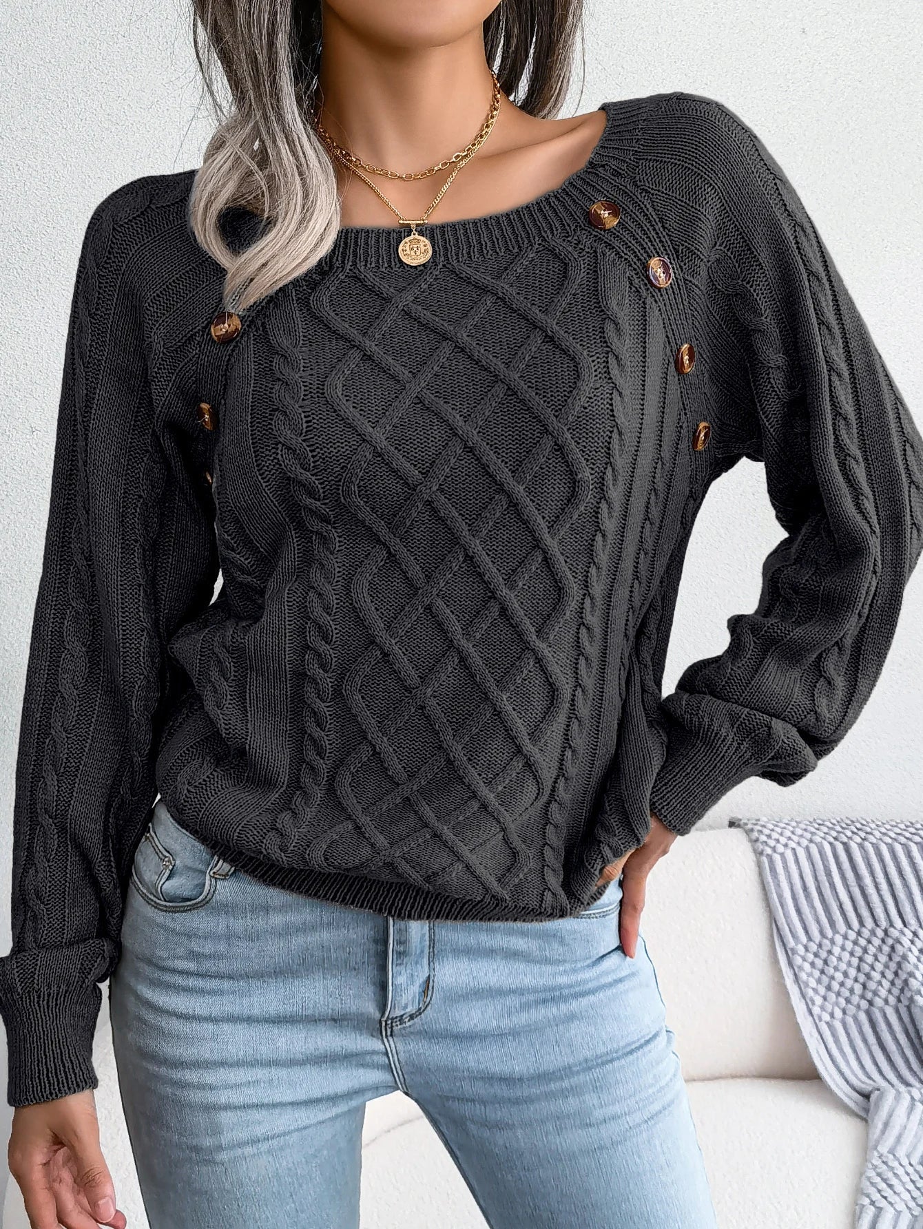 Bellamy Diamond Knit Pullover - Image 8