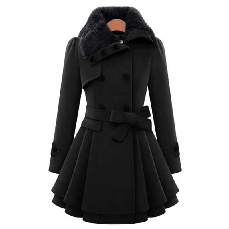 Maison Layered Hem Overcoat - Image 5