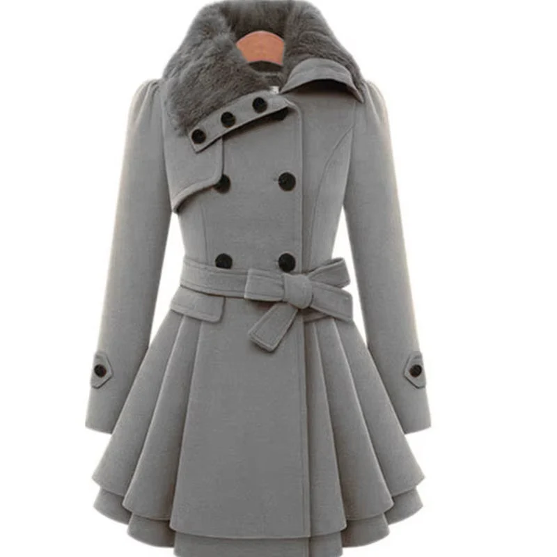 Maison Layered Hem Overcoat - Image 7
