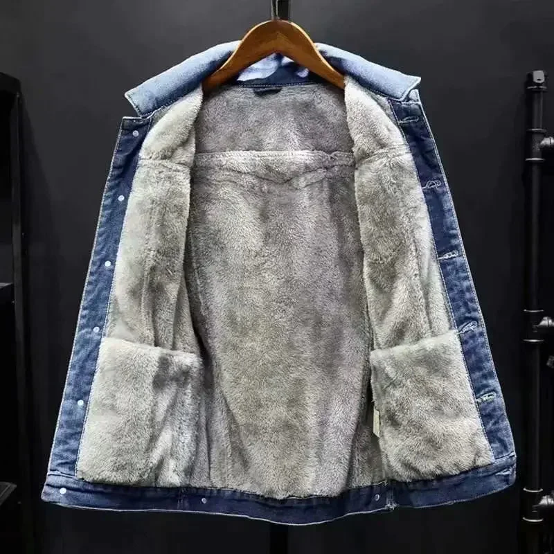 Avalon Sherpa Lined Denim Jacket - Image 5