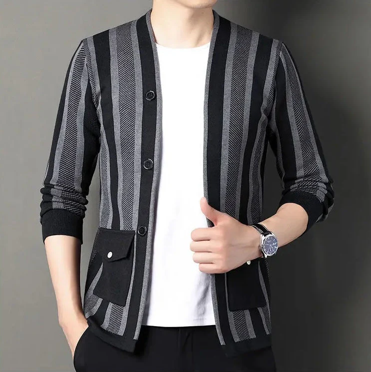 Trenton Stripe Cardigan - Image 4