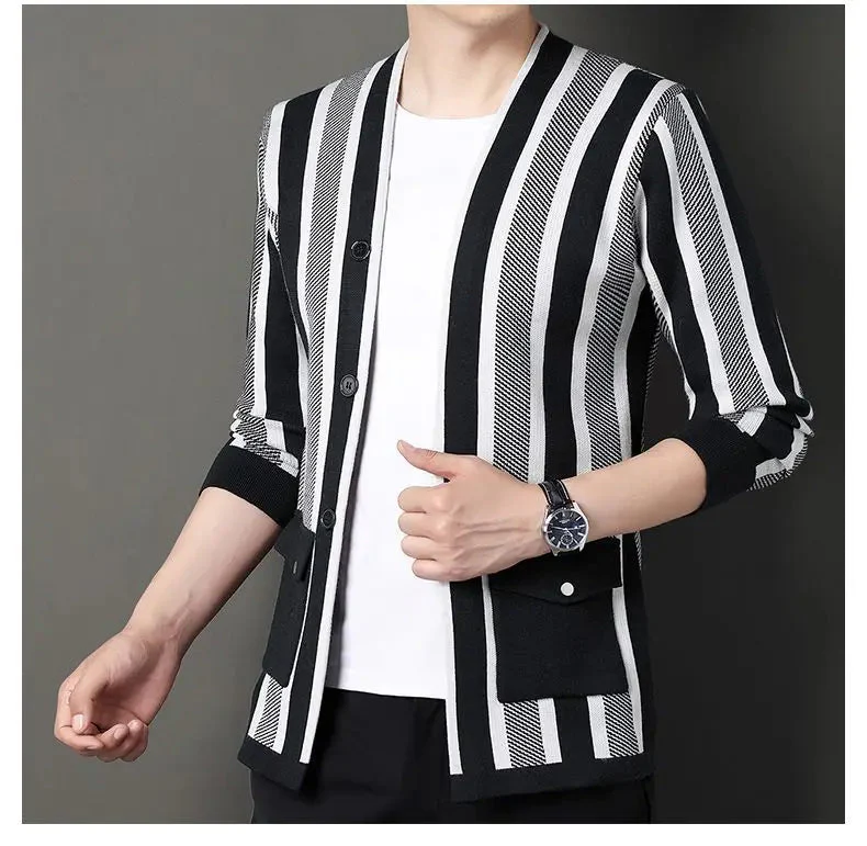 Trenton Stripe Cardigan - Image 5