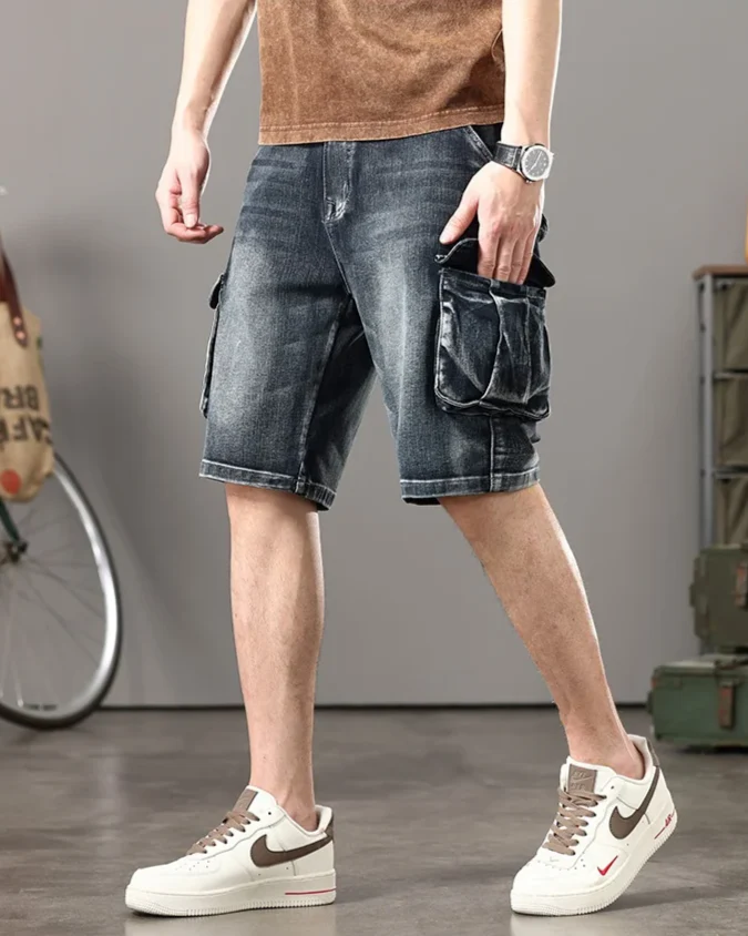 Rogue Denim Cargo Short - Image 7