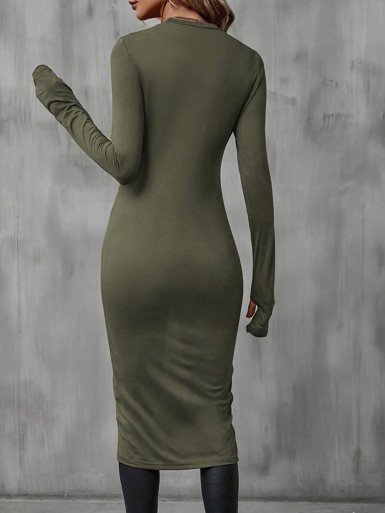 Allure Long-Sleeve Wrap Tunic - Image 4