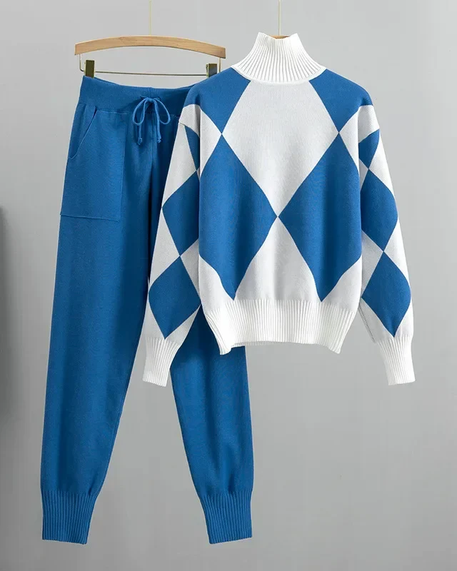 Hudson Argyle Knit Set - Image 6