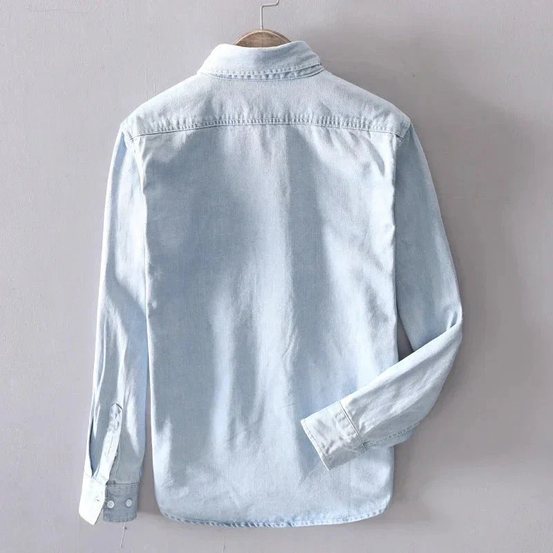 Heritage Cotton Denim Button-Down - Image 2