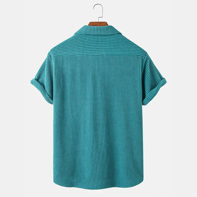 Bayshore Waffle Button-Up Shirt - Image 2