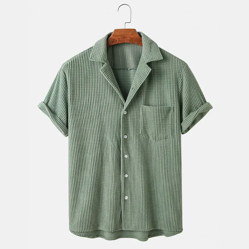 Bayshore Waffle Button-Up Shirt - Image 7