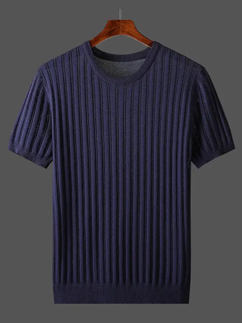 Caspian Ribbed Tee - Image 10