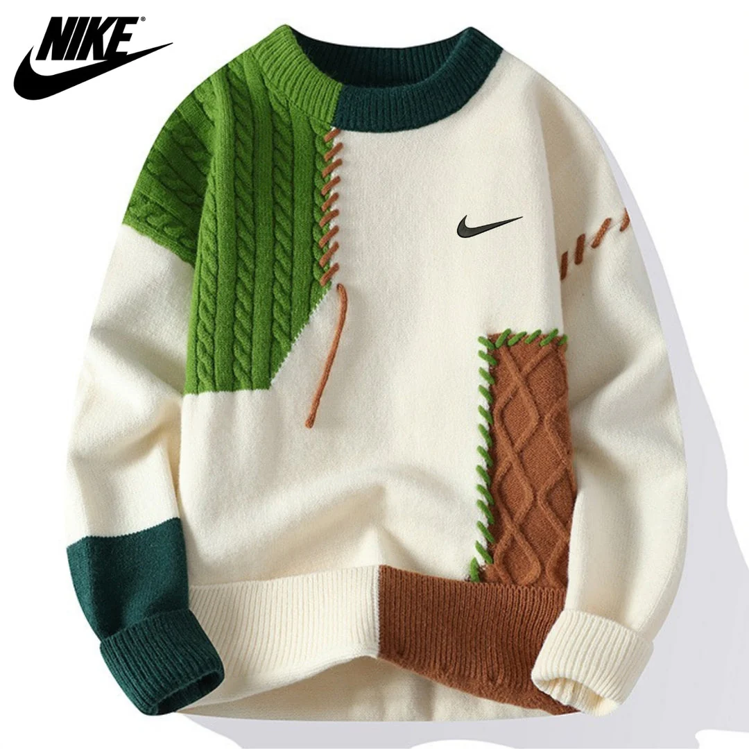 Casual Patchwork | Sweater CLEARANCE PRICE - Image 2