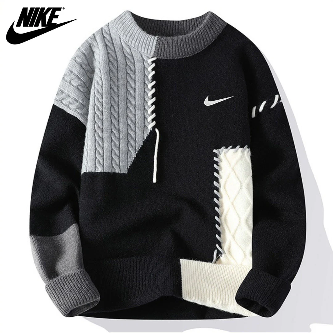 Casual Patchwork | Sweater CLEARANCE PRICE - Image 3