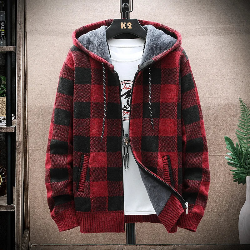 Heritage Flannel Zip-Up Hoodie - Image 3