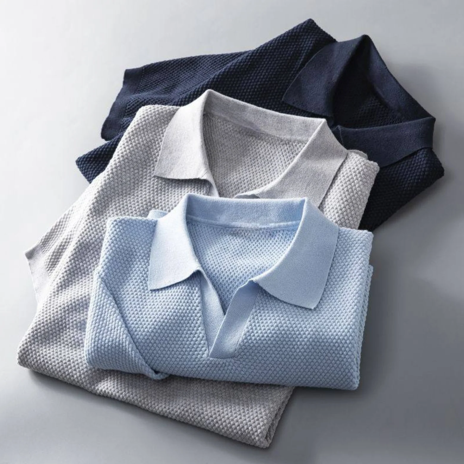 Hudson Waffle Knit Polo - Image 9