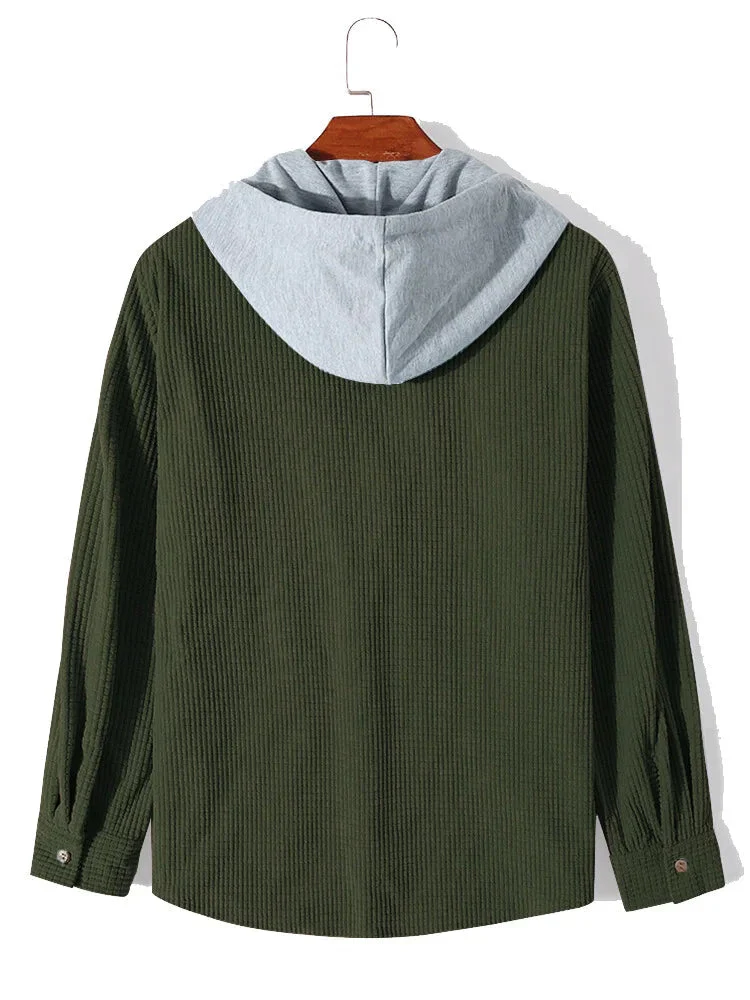 Laidback Knit Hoodie Shirt - Image 6