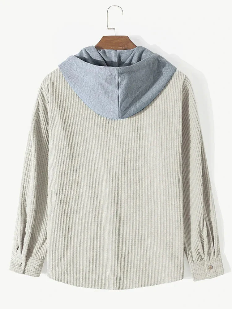 Laidback Knit Hoodie Shirt - Image 7
