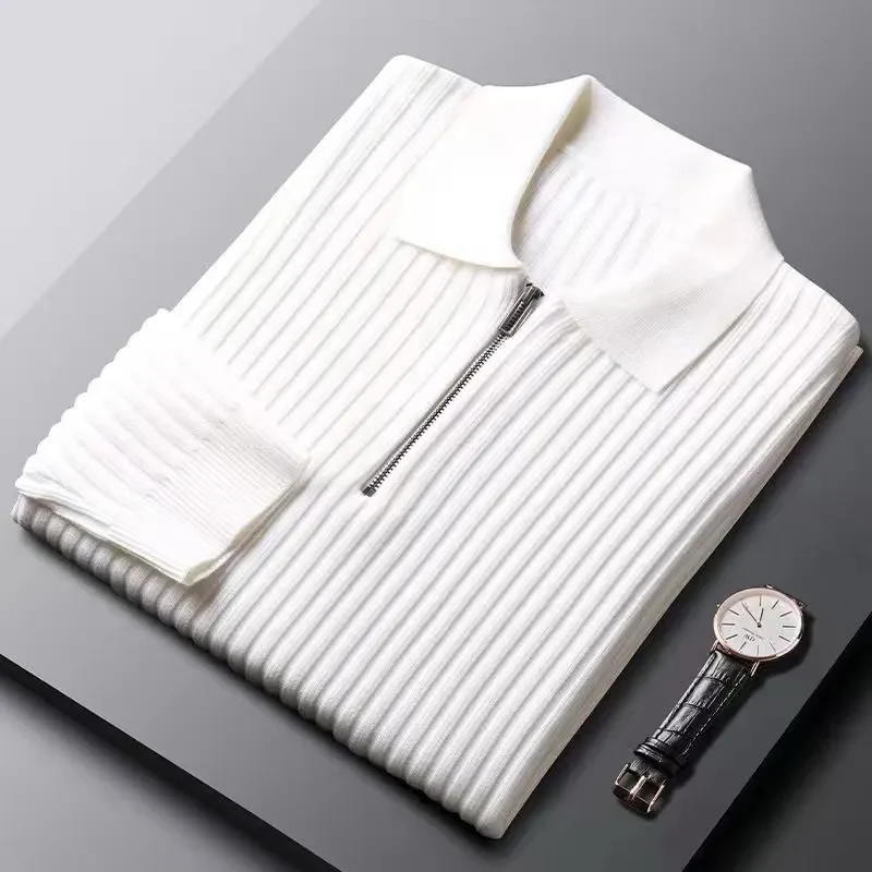 Milano Ribbed Knit Polo - Image 3