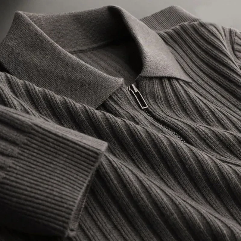 Milano Ribbed Knit Polo - Image 4