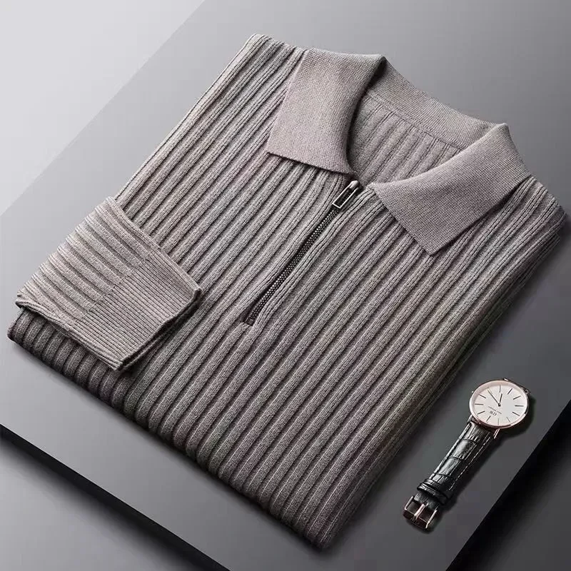 Milano Ribbed Knit Polo - Image 8