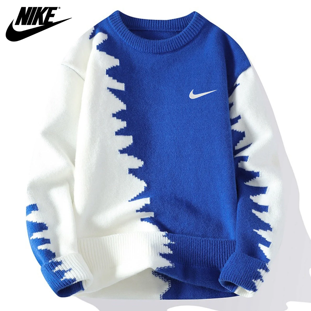 Modern Wave Knit Sweater || CLEARANCE PRICE