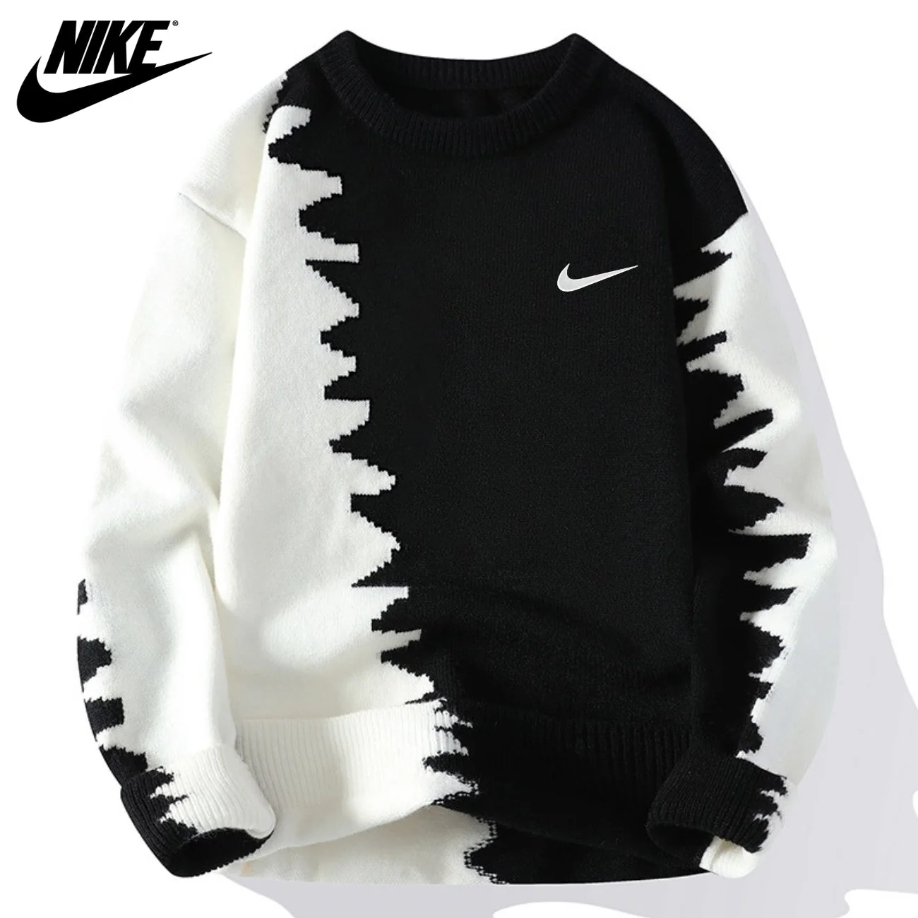 Modern Wave Knit Sweater || CLEARANCE PRICE - Image 2