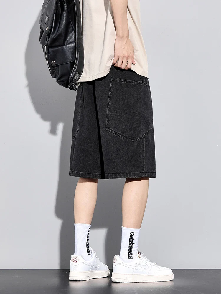 Offset Denim Short - Image 7