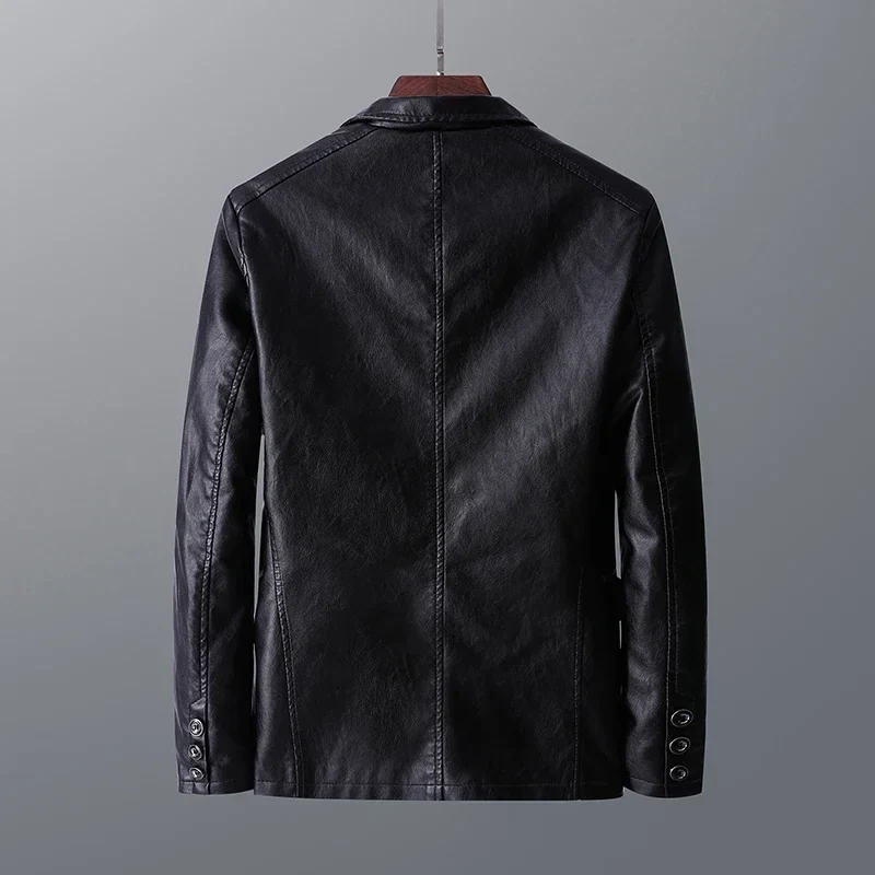 Rivington Faux Leather Blazer - Image 2