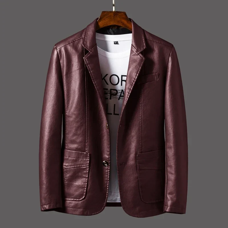 Rivington Faux Leather Blazer - Image 3