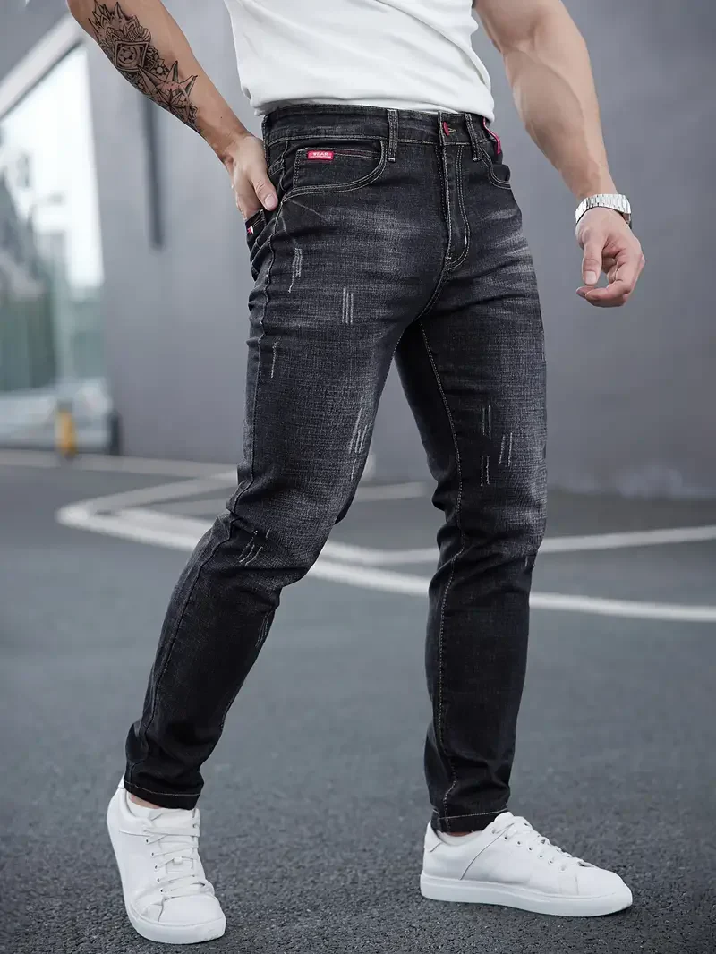 Savage Cut Tapered Jeans