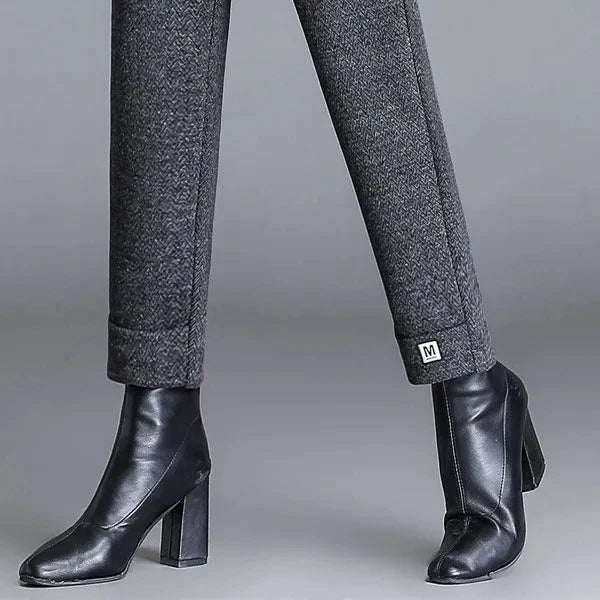 Herringbone Wool Trouser - Image 5