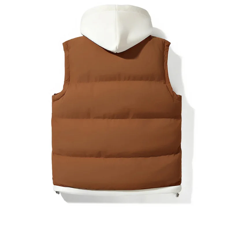 Soft Shell Hooded Puffer Gilet - Image 3