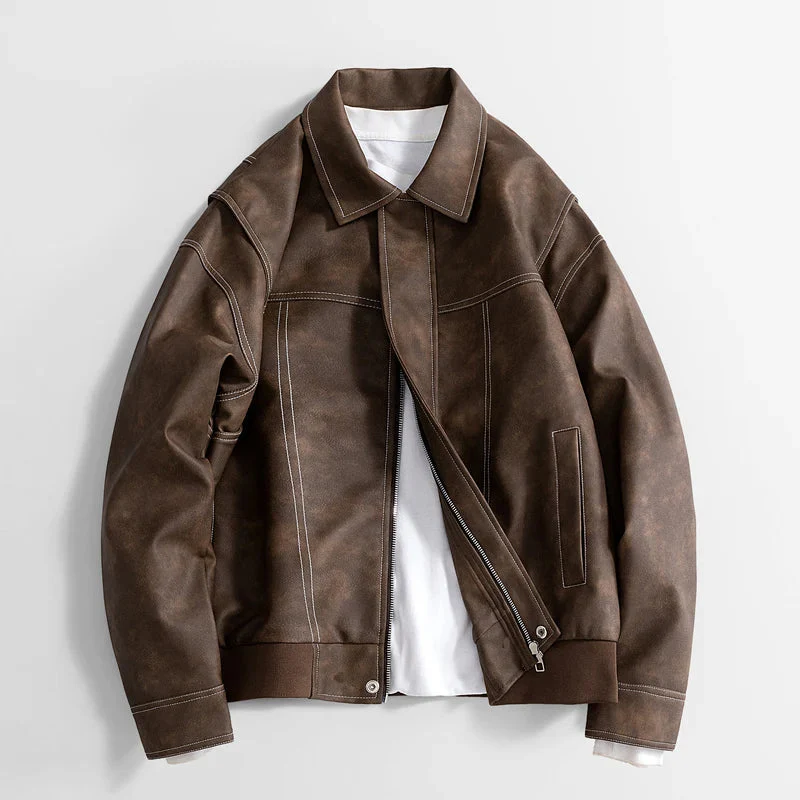 Horizon Ridge Leather Jacket - Image 3