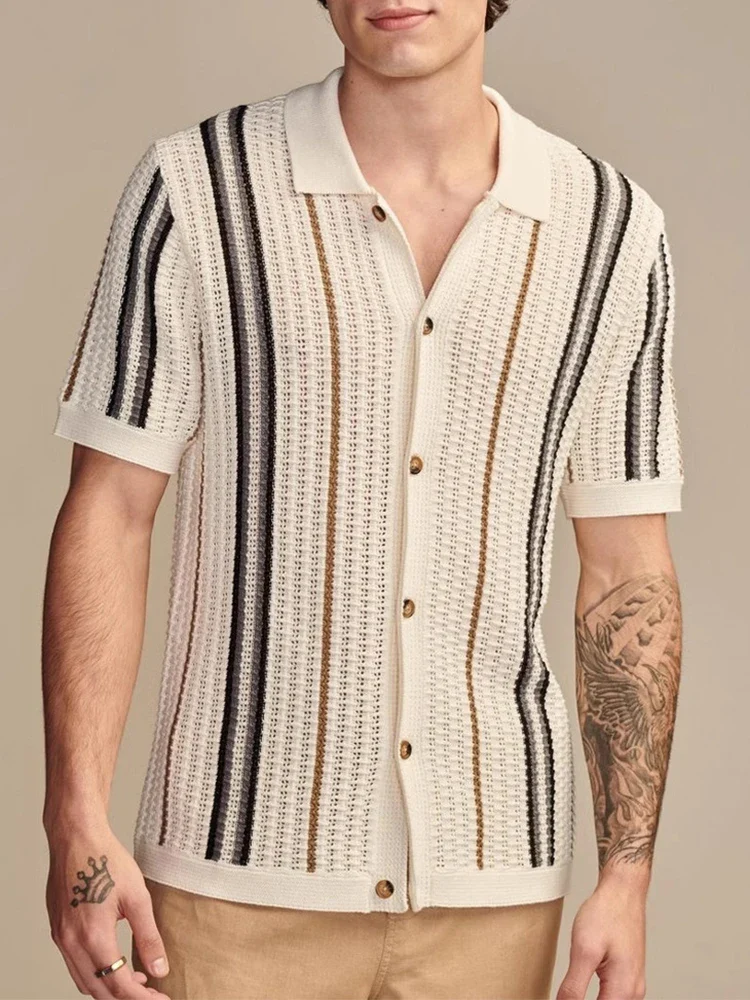 Cabana Knit Button-Up - Image 2