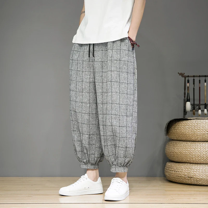 Gridline Linen Trouser - Image 11