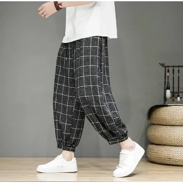 Gridline Linen Trouser - Image 2