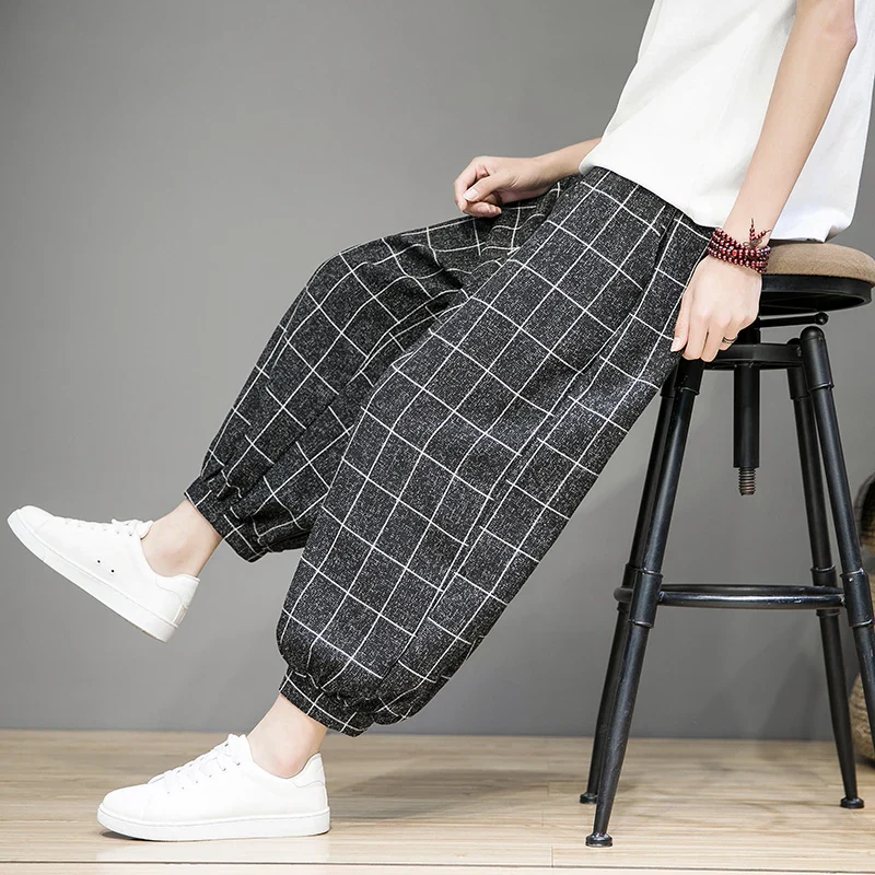 Gridline Linen Trouser - Image 4