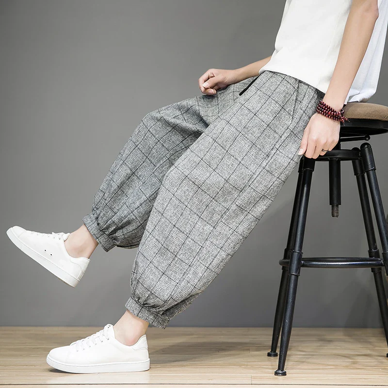 Gridline Linen Trouser - Image 7