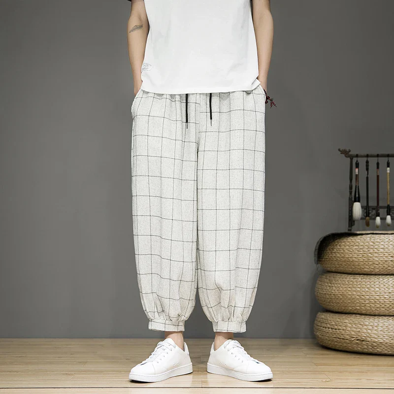 Gridline Linen Trouser - Image 8