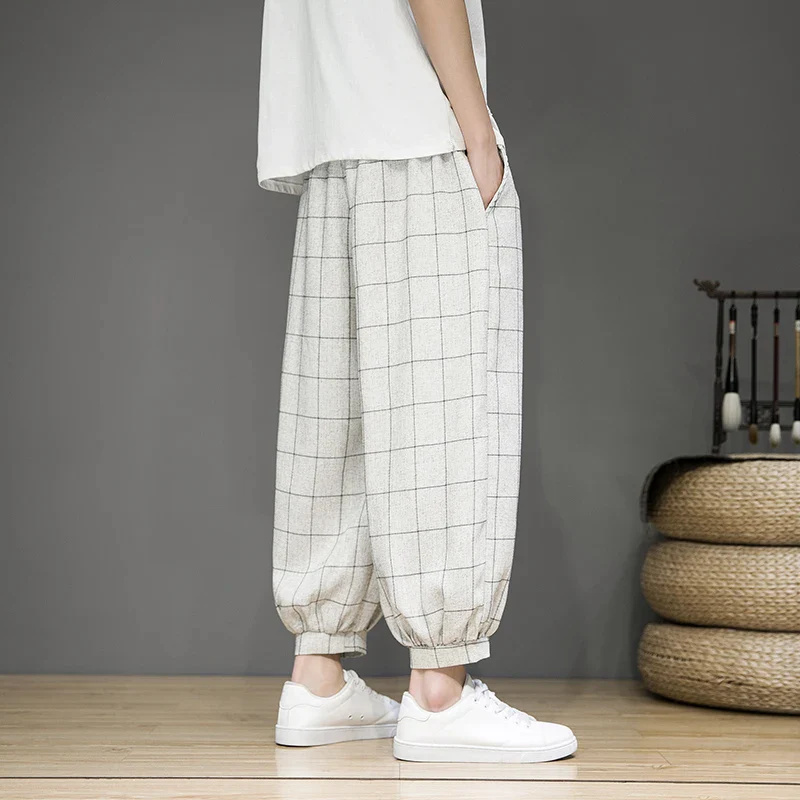 Gridline Linen Trouser - Image 9