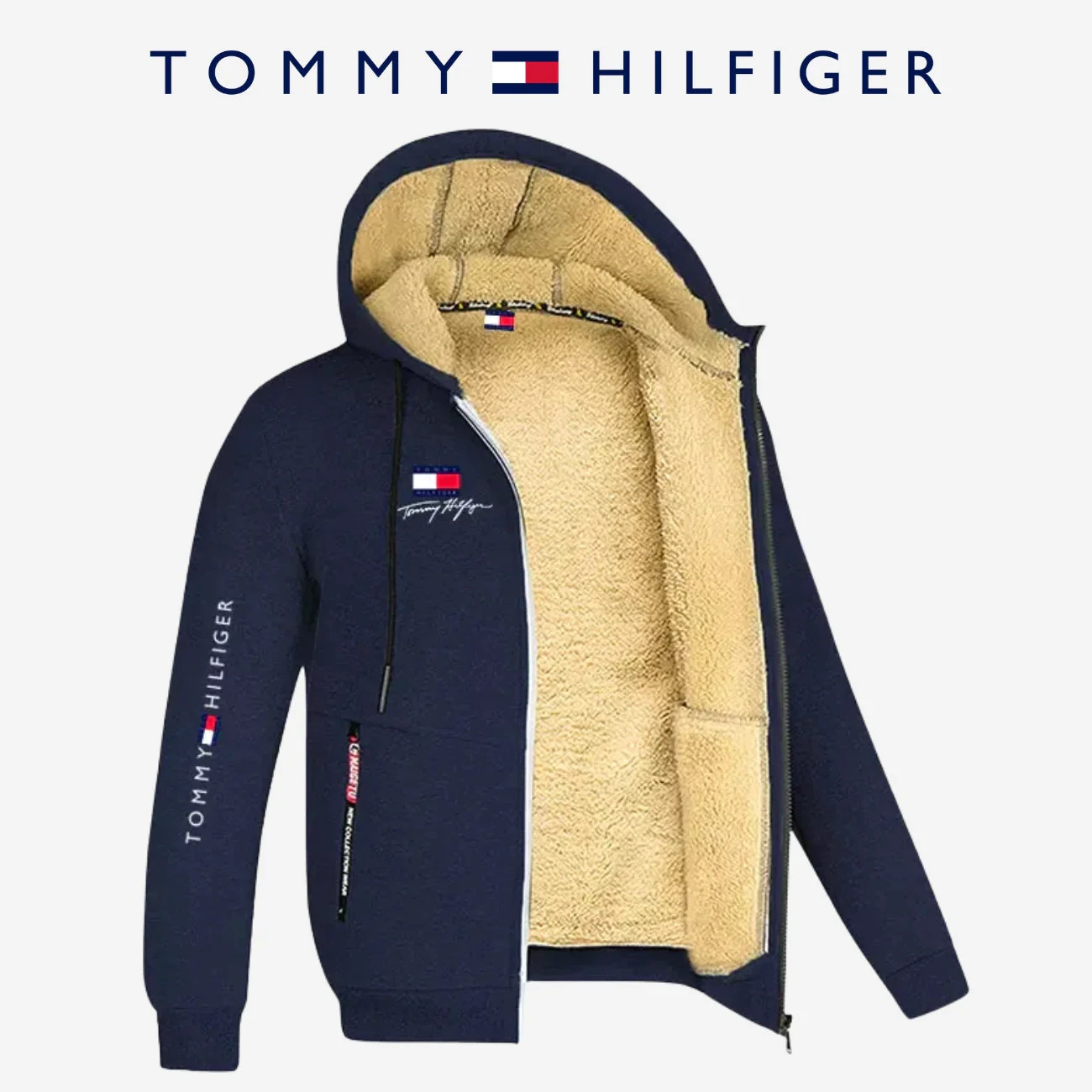 Fleece Lined Zip Hoodie (CLEARANCE SALE)